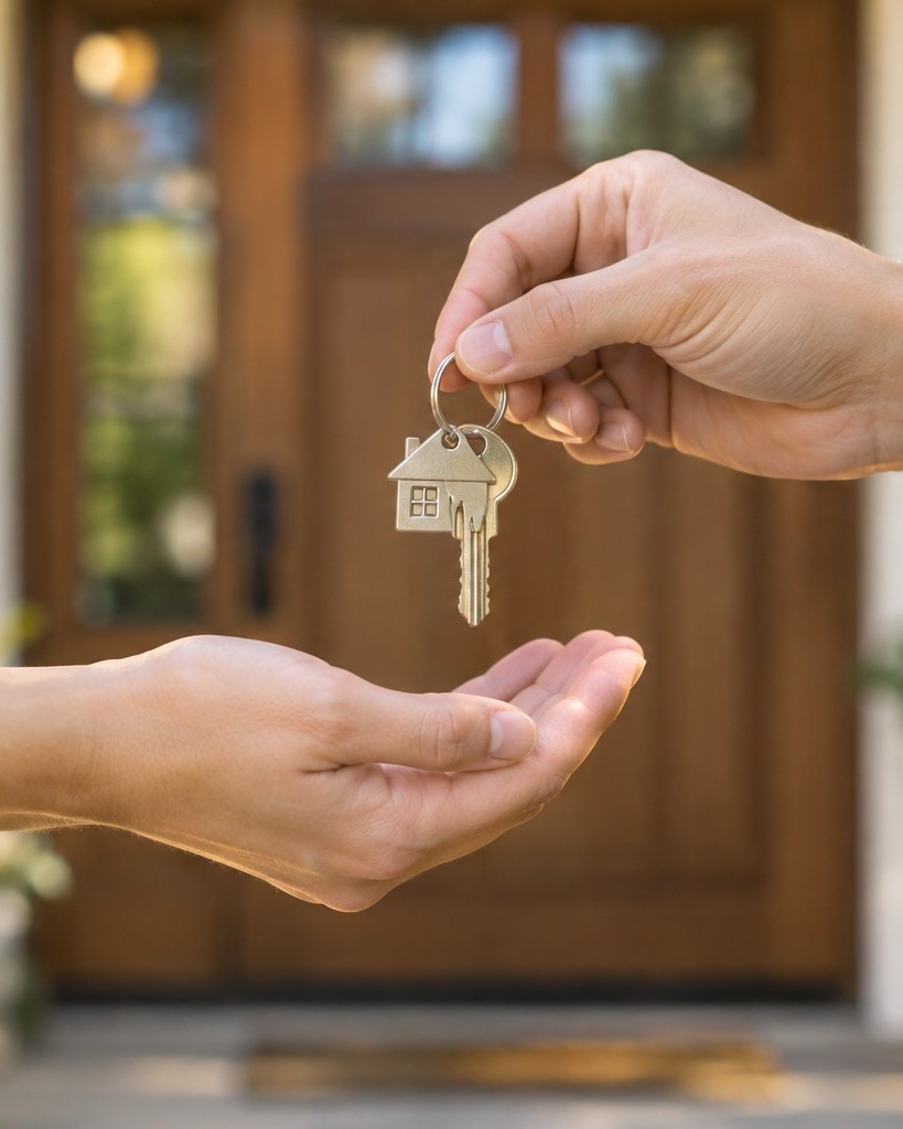 A key handoff at a Mahoning Valley home